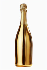 Bottle of golden champagne – perfect for celebrations, luxury, and special occasions