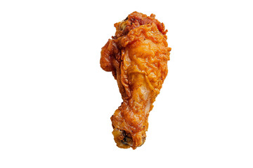 Grilled chicken wing on a white background – perfect for BBQ, comfort food, and savory dishes