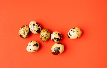 Quail Eggs, Diet Egg, Healthy Breakfast, Natural Organic Nutrition, Salad Ingredient Spotted Quail Egg