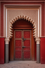 Ornamental door in Morocco