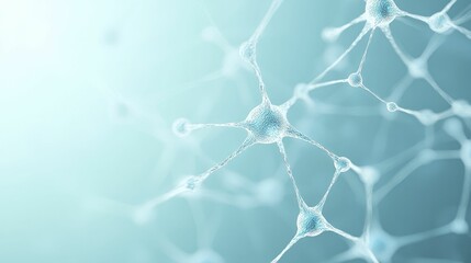 Intricate Network of Neurons: Close-up View of Brain Cells Connecting and Communicating, Showcasing the Complexity of the Nervous System in Vibrant Colors and Textures