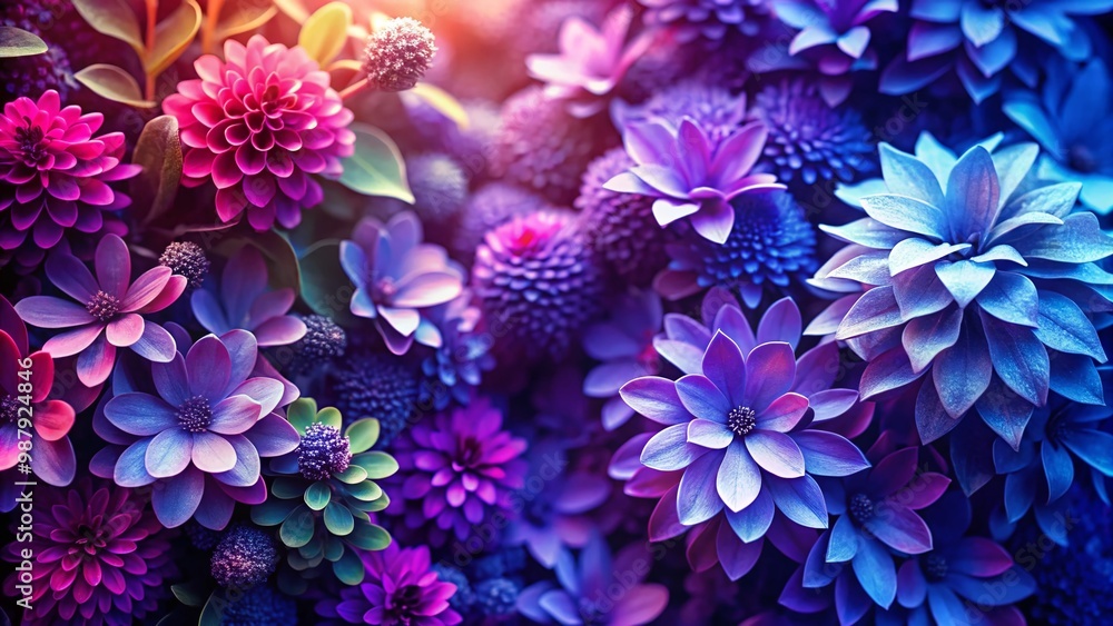 Poster vivid ultra violet blue abstract background with gradient texture for creative design projects