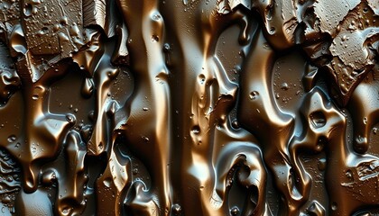 Heavy molten metal design with sharp jagged edges for customizable device covers