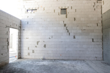 Obraz premium Construction site of a large building