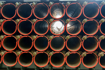 Multiple rocket launcher system. Multiple rocket launcher 
