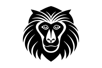 lion head mascot vector design art