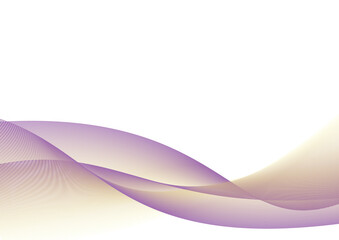 紫のフラデーションウェーブ素材