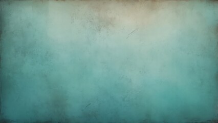 Obraz premium Abstract grungy vintage background of empty wall with solid green color and gray shadows around it