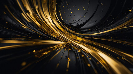 black and gold abstract background