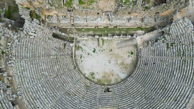 Antalya, Turkiye - City of Perge - Amphitheatre