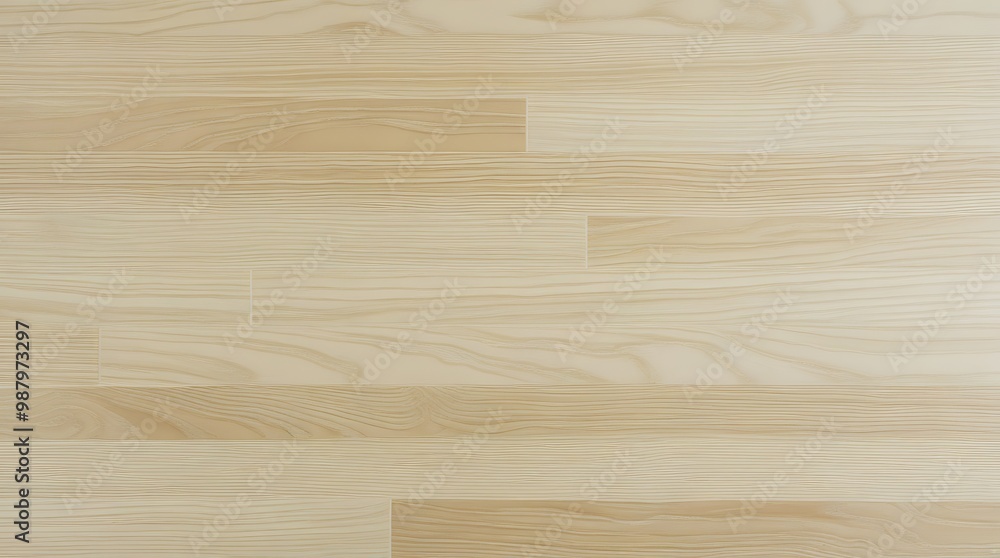 Poster Close up view of a yellow creamy floor with random design on it, abstract illustration background of a textured surface