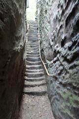 Prachov Rocks - Limestone Spires - in Czech Republic