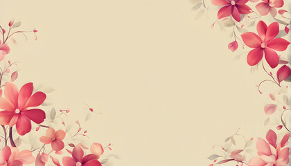 Fototapeta premium Floral background