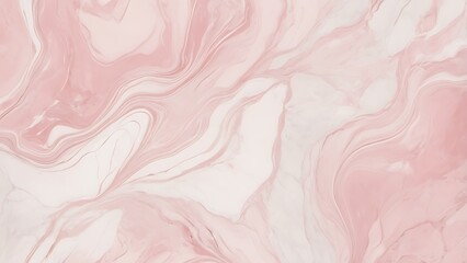 Fototapeta premium Close-up view of a marble surface with pink and white hue waves and striking pattern, grungy wavy stone textured abstract background