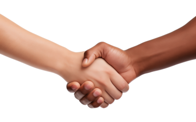 Handshake Isolated on Transparent Background PNG
