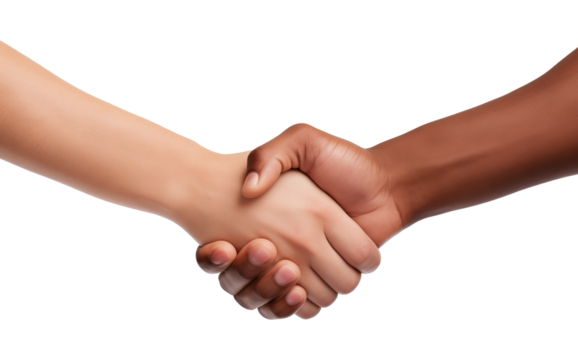 Handshake Isolated on Transparent Background PNG