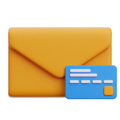 3D Payment Email Illustration