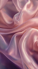 Obraz premium pink silk fabric draped background texture - abstract smooth surface, elegant and luxurious design