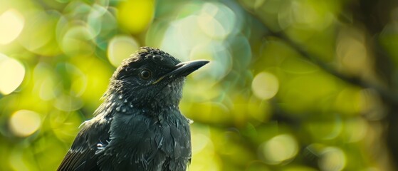 Nature wildlife image of bird. Stock photo image of majestic bird in the wild.