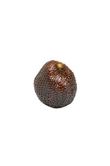 Salacca fruit is a sweet fruit with skin that resembles snake scales and a tree like a palm tree.