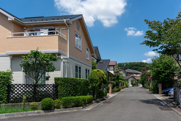 戸建住宅の風景