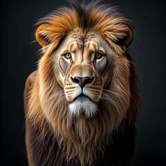 portrait of a lion