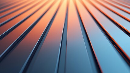 3D illustration of a modern industrial product concept with sleek lines and innovative materials