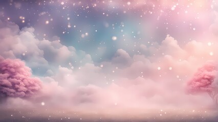Fantastical clouds in the sky