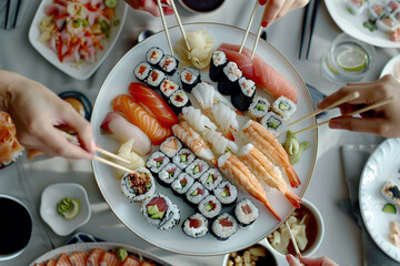 Sushi Assortment &ndash; perfect for sushi lovers and vibrant culinary experiences