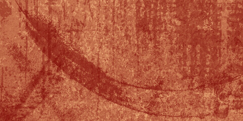 Grunge red old painted stone wall beautiful old rust texture background, ancient abstract space background wallpaper for rust metal texture with scratches, orange and red grunge color texture.