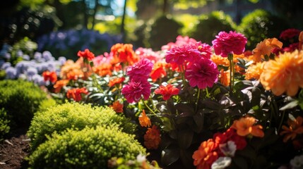 A Vibrant Garden in Bloom