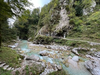 Tolmin Gorges (Triglav National Park, Slovenia) - Tolminer Klammen (Nationalpark Triglav, Slowenien) - Tolminska korita (Triglavski narodni park, Slovenija)