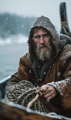 Valhalla echoes - portrait viking lifestyle, delving into traditions and customs of norsemen, exploring their warrior ethos, communal living, and the profound influence of their mythological beliefs.