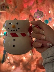 Hot chocolate at Christmas 
