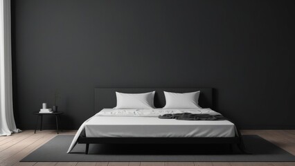 unmade sheets and pillows, unmade messy bed after a comfortable sleep concept