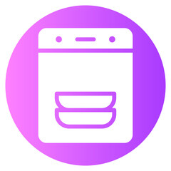 dishwasher gradient icon