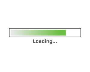 Collection Loading bar status icon. Vector illustration. Set of vector loaded icons. Download progress. Donload or Upload.