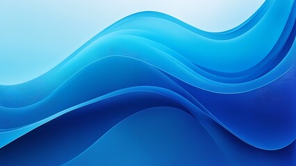 Fototapeta premium abstract blue wave background