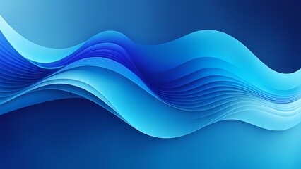 abstract blue wave background