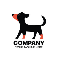 Modern Walking Dog Logo Versatile Pet and Animal Business Branding Design