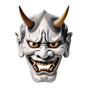 能面。般若のイメージ。日本の伝統芸能。素材｜Noh mask. Hannya