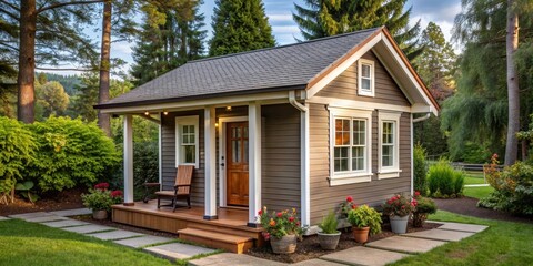 Cozy small ADU cottage perfect for in-law or tiny home living, ADU, small dwelling unit, cottage, tiny home