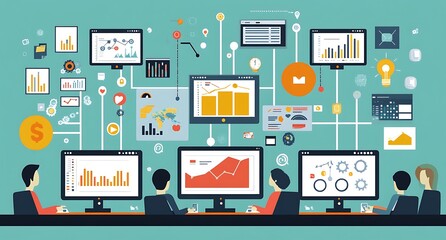 Data Analysis and Business Strategy with a Team of Four Professionals