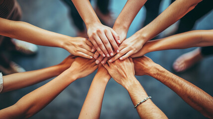 diverse group of young people collaborates in a bright, modern workspace, embodying teamwork, creativity, and innovation. Their focused expressions reflect the power of unity in achieving shared goals