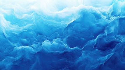 Fototapeta premium Beautiful abstract blue sea color gradient with flowing wave patterns, ideal for eco-friendly projects and nature-inspired backgrounds