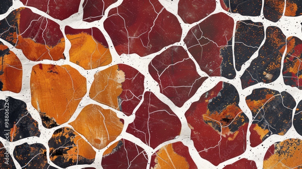 Poster giraffe-inspired texture pattern with earthy tones, perfect for various design applications.