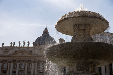 Fountain & Vatican City