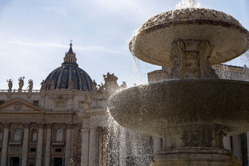 Fountain & Vatican City