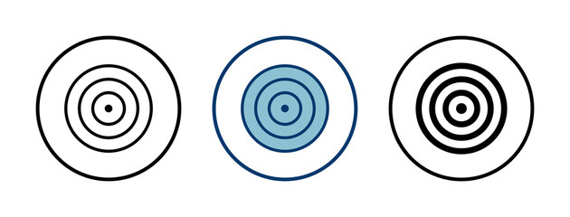 Target icon vector isolated on white background. Target vector icon. goal icon. marketing target. Aim