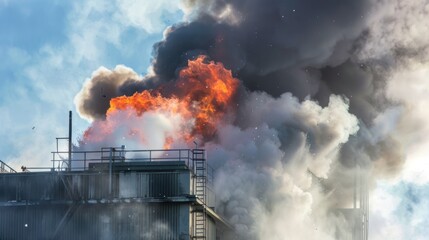 Industrial Fire